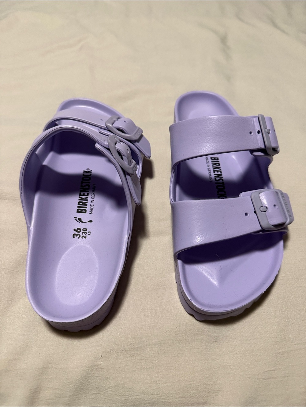 Birkenstock Arizona EVA Sandals in Lilac Purple